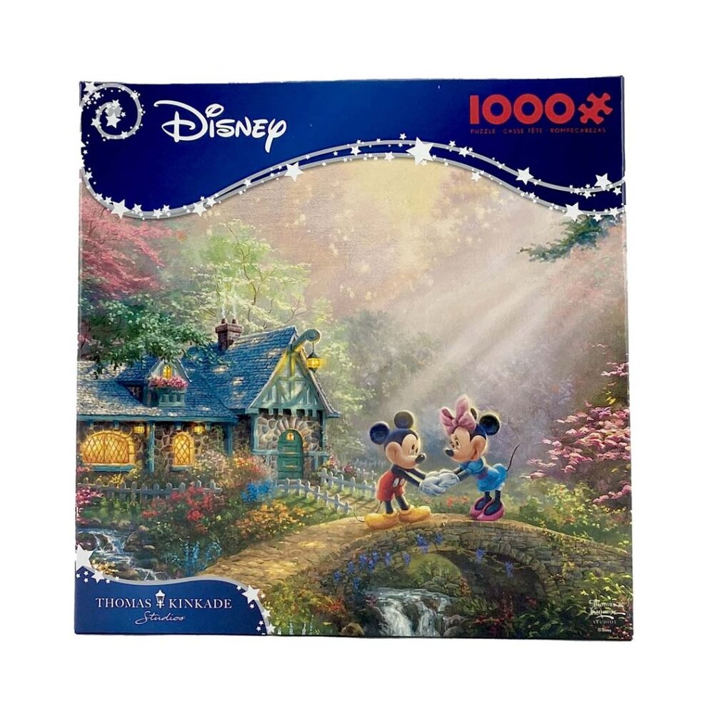 Ceaco | Disney Jigsaw Puzzle: Mickey and Minnie Cottage | 1000 Pieces **NEW